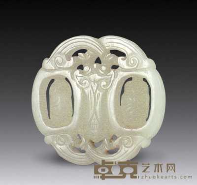 清 双童转心珮 5×5.5cm